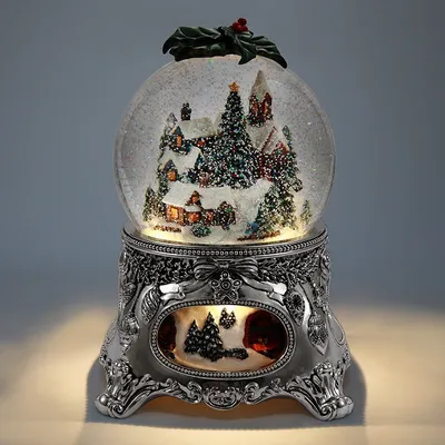 Новогодние шары со снегом купить в интернет-магазин \"Glassglobe.ru\"