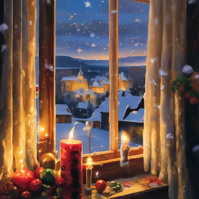 Купить Новогодняя композиция со свечами \"Ночь прекрасных встреч\" в Москве  по 4550 ₽ арт – 12360