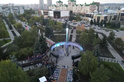 В Новокузнецке открыли стелу «Города трудовой доблести» | ОБЩЕСТВО | АиФ  Кузбасс
