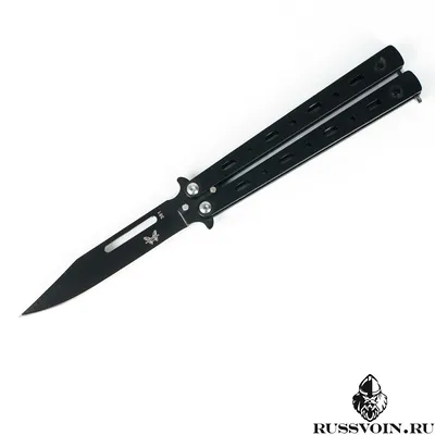 Нож-бабочка (балисонг) , черная - купить по цене 750 руб. с доставкой по  России