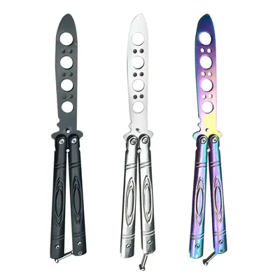 SSTAINLESS Нож-бабочка Балисонг, длина лезвия 8,9 см - купить с доставкой  по выгодным ценам в интернет-магазине OZON (297895899)