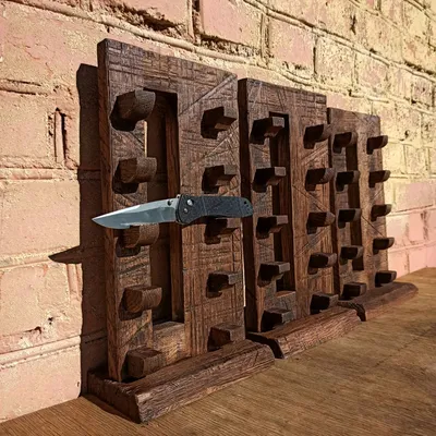 Подставка для ножей Tescoma 16 см на 5 ножей из дерева — купить в  интернет-магазине «Домаркет» с доставкой в Москве или самовывозом