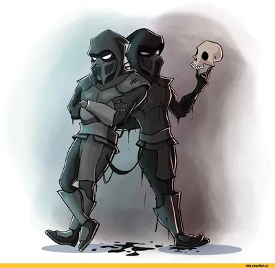 Mortal Kombat Noob Saibot Double Team \" Art Print for Sale by MFX2CUSTOM |  Redbubble