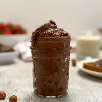 Healthy Nutella Recipe [No Oil or Sugar] -This Healthy Kitchen