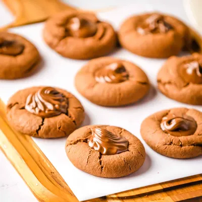 3 Ingredient Nutella Cookies - Urban Farmie