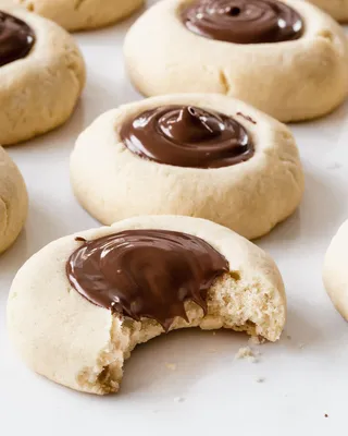 Thumbprint Cookies with Nutella Recipe | The Feedfeed