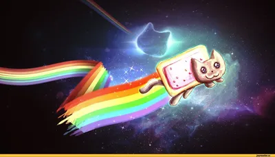 красивые картинки :: радуга :: няшность :: мимими :: арт :: Nyan Cat /  картинки, гифки, прикольные комиксы, интересные статьи по теме.