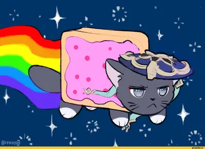 Nyan Cat / смешные картинки и другие приколы: комиксы, гиф анимация, видео,  лучший интеллектуальный юмор.