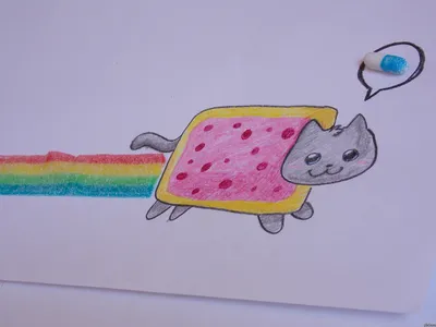 Nyan Cat [original] »arafOOn Q Subscribe 12vtd*oa □» ф) олв ззг Kitten  watching Nyan Cat (Котено / Начало (фильм) (inception, внедрение) :: Фильмы  :: Inception :: котэ (прикольные картинки с кошками) /