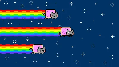 Nyan Cat | Nyan cat, Nya cat, Cat character