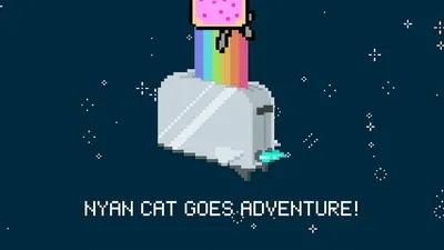 Скриншоты Nyan Cat Adventure - всего 4 картинки из игры