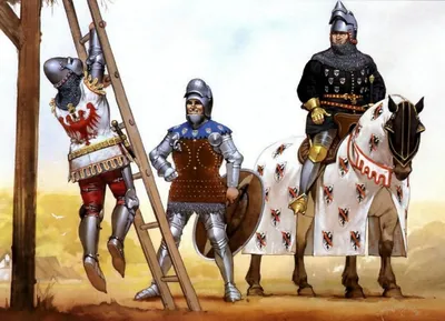 Мифы о рыцарях, или рассказ о том, как рыцари не могли самостоятельно сесть  на коня и привинчивались к седлу | Пикабу