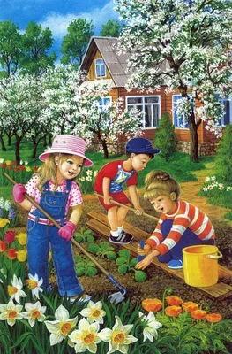 Детские рисунки ранняя весна - 80 фото