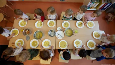 Обед в детском саду# Lunch in Kindergarten - YouTube