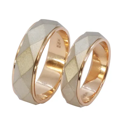 Широкое обручальное кольцо из красного золота 000-319225 | Купить в  рассрочку | Интернет-магазин НАШЕ ЗОЛОТО