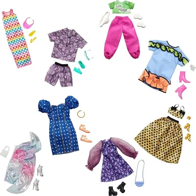 Одежда для кукол Барби \"Игра с модой\" - Праздничное платье купить в  интернет-магазине MegaToys24.ru недорого.
