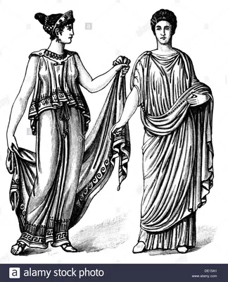 Древней Греции, одежда, хламида
