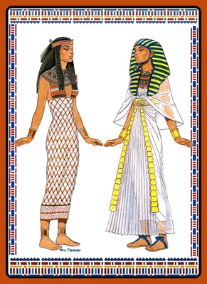 Эскиз одежды древнего египта - 78 фото