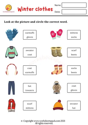 Clothing and Accessories Vocabulary worksheet | Live Worksheets