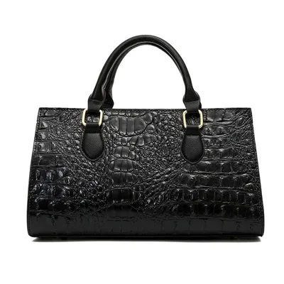 Роскошные дизайнерские женские сумки с крокодиловым узором, однотонные  многофункциональные кожаные женские сумки через плечо высокого качества –  лучшие товары в онлайн-магазине Джум Гик