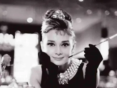 Audrey Hepburn in profile RARE Photo | eBay