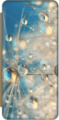 Чехол-книжка Одуванчик в капельках на Samsung Galaxy J4+ / Самсунг Джей 4  плюс золотой - купить с доставкой по выгодным ценам в интернет-магазине  OZON (715913198)