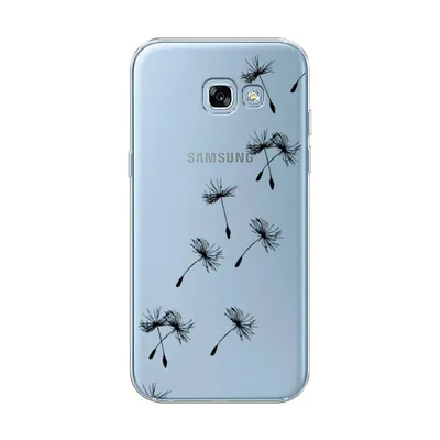 Женский чехол из прозрачного силикона для Samsung Galaxy S21 с одуванчиками