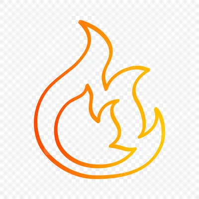 Fire Clipart Coat - Картинка Огонь Нарисованный - Free Transparent PNG  Download - PNGkey