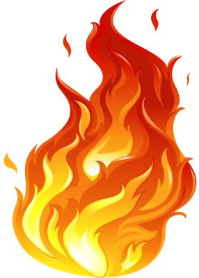 Рисунок огня пламени для срисовки (32 шт)