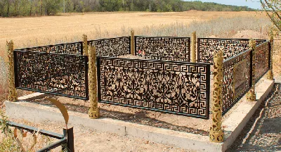 Ограды сварные на могилу купить (цена) в Самаре