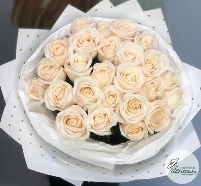 Букет 51 белая роза роз