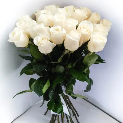 Большой букет розовых и белых роз из натурального и вкусного зефира ручной  работы - №2380 - с доставкой по Москве