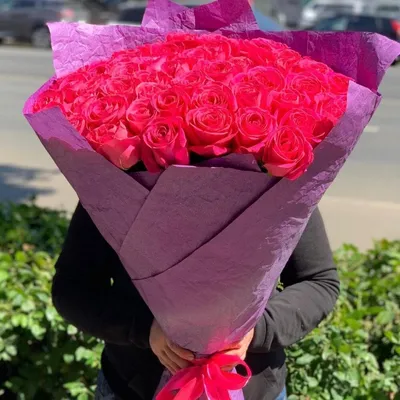 Букет 35 красных роз купить за 10 450 руб. с круглосуточной доставкой |  Мосцветторгком