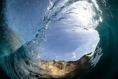 Breathtaking Aerial View of Ocean Waves