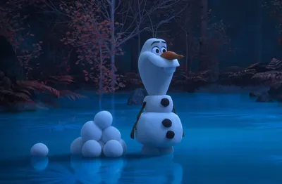 Disney выпустила мини-сериал со снеговиком Олафом из \"Холодного сердца\".  Все серии нарисованы \"из дома\"
