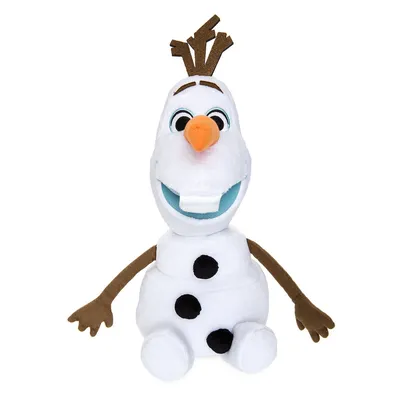 Мягкая игрушка снеговик Олаф Холодное Сердце - 30 см - купить с доставкой  по выгодным ценам в интернет-магазине OZON (293378237)