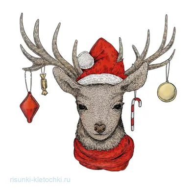 Купить набор для творчества - создай ёлочное украшение из фетра «Новогодний  олень», цены на Мегамаркет | Артикул: 100045711028