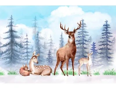 Рождественский олень Zazzle, нарисованный олень, акварельная живопись,  рога, млекопитающее png | Klipartz