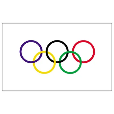 Флаг Олимпийский. Международного Олимпийского Комитета.: продажа, цена в  Алматы. Флаги и гербы от \"ТОО «Flags.kz»\" - 15362996