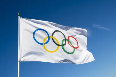 ⬇ Скачать картинки Олимпийский флаг, стоковые фото Олимпийский флаг в  хорошем качестве | Depositphotos