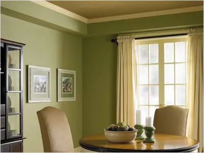Оливковый цвет в интерьере. Примеры дизайна квартир в оливковой гамме