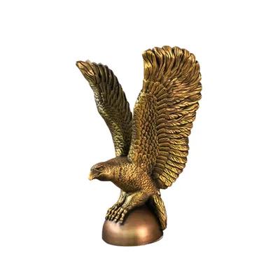 Скульптура орла из бетона — Орел на шаре, золото купить в интернет-магазине  Ярмарка Мастеров по цене 29000 ₽ – N1564BY | Скульптуры, Москва - доставка  по России