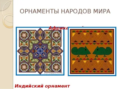 Геометрическая символика орнамента народов Коми