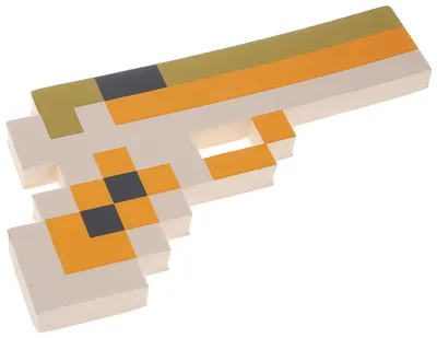 Игрушка алмазный меч Майнкрафт из самой популярной игры Minecraft.  Пиксельный меч Манкрафт. Аутентичное оружие из компьютерной игры. Но теперь  в реальной жизни.
