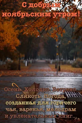 Картинки \"Доброе осеннее утро\" (65 открыток) • Прикольные картинки и позитив