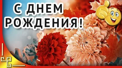 Осенние открытки ко дню рождения открытки, поздравления на cards.tochka.net