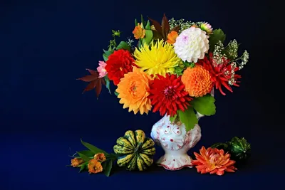 Фотообои Осенние цветы артикул Bo-156 купить в Оренбурге | интернет-магазин  ArtFresco