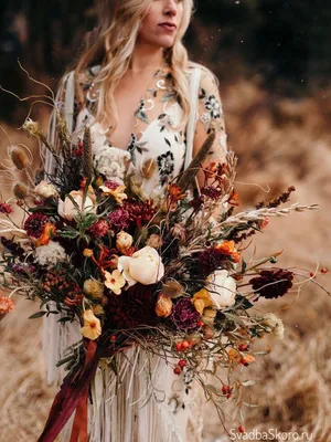 Осенний букет: буйство красок, пышность, элегантность - выбираем лучшие  цветы