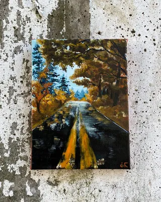 Картина Осенний дождь #4117 | Арт галерея GMOT