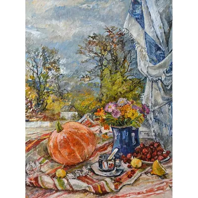 Рисунок Осенний натюрморт №132143 - «Искусство натюрморта» (19.02.2024 -  10:39)